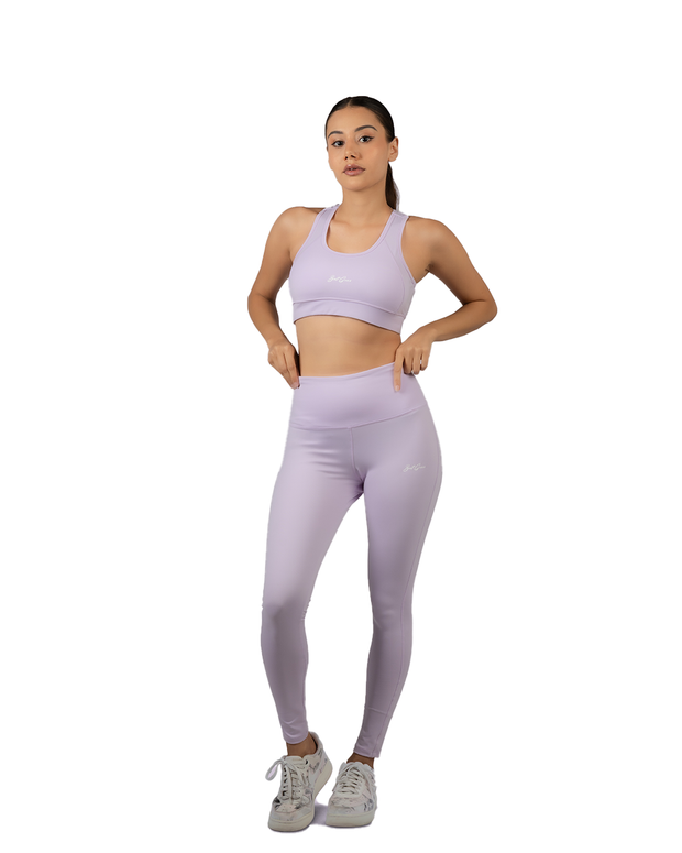 Lavender Bloom Sports Leggings