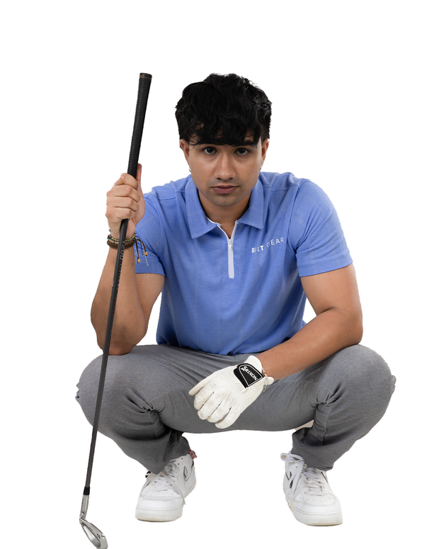 Bolt Gear Men’s Polo Zip T-Shirt