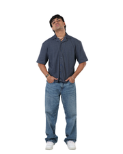 Bolt Gear Oversized Shirt – Navy Textured Edition