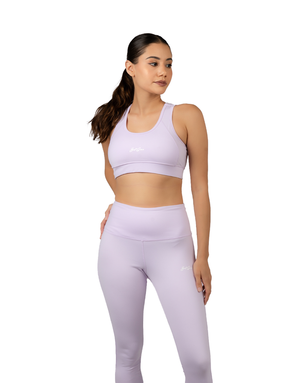 Lavender Bloom Sports Bra