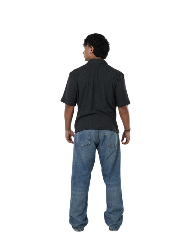 Bolt Gear Oversized Shirt – Grey Marl Ribbed Edition