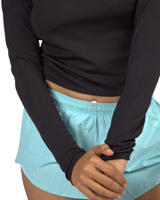 Bolt Gear Long Sleeve Backless Crop Top