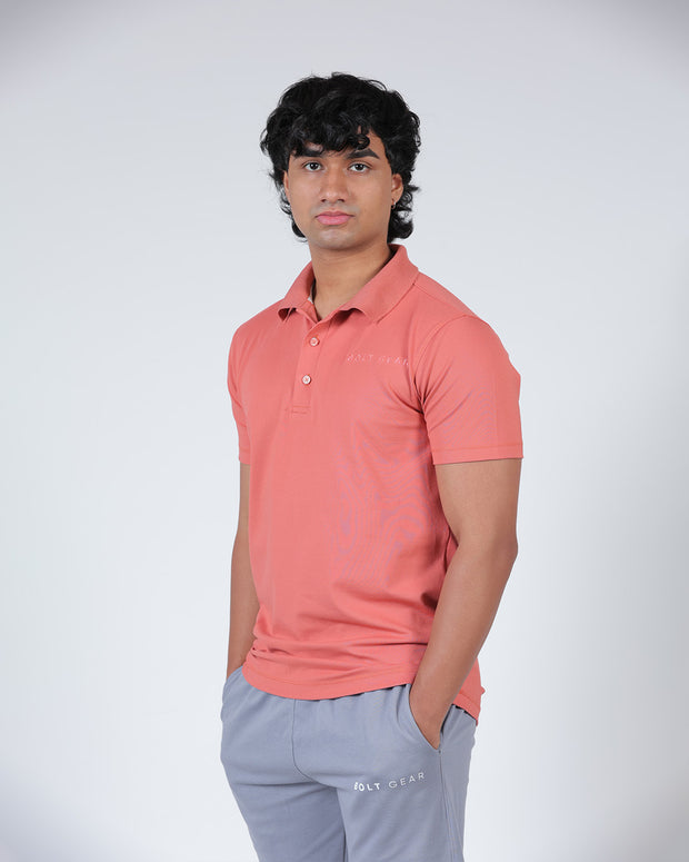 Bolt Gear Essential Polo - Coral