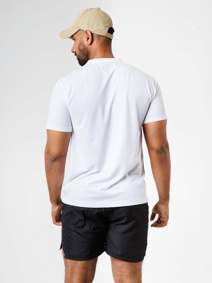 Back to Basics All White Crew Neck