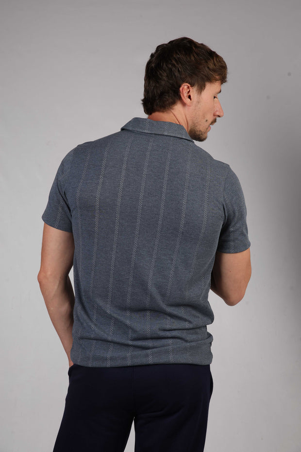 Bolt Gear Men’s Polo Zip T-Shirt