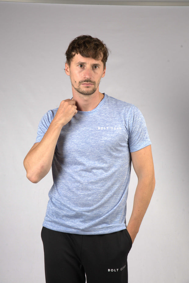 Bolt Gear Light Blue Performance T-Shirt