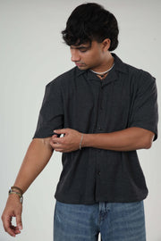 Bolt Gear Oversized Shirt – Grey Marl Ribbed Edition