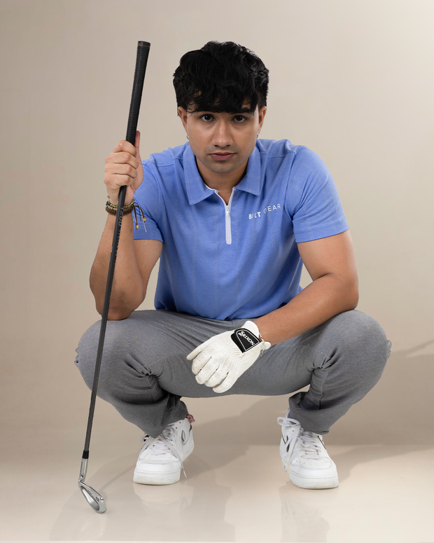 Bolt Gear Men’s Polo Zip T-Shirt
