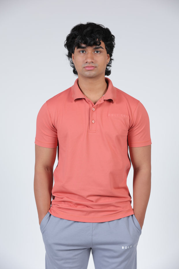 Bolt Gear Essential Polo - Coral