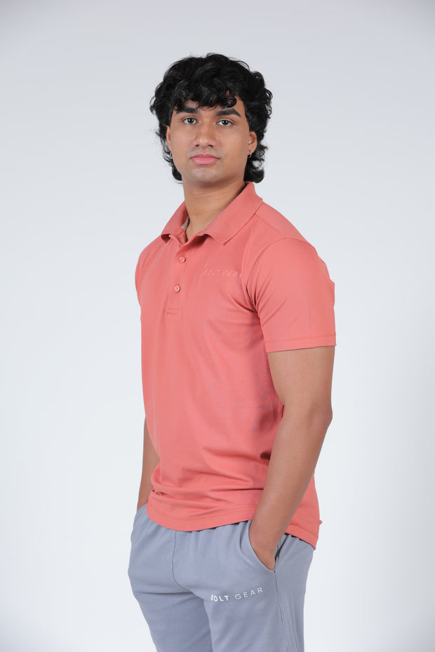 Bolt Gear Essential Polo - Coral