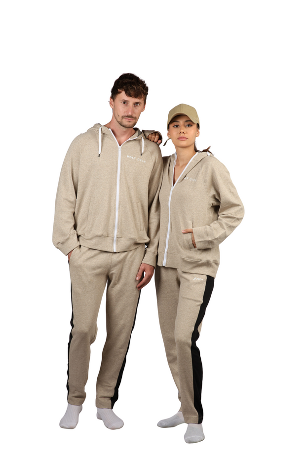 Bolt Gear Beige Jogger Bottoms